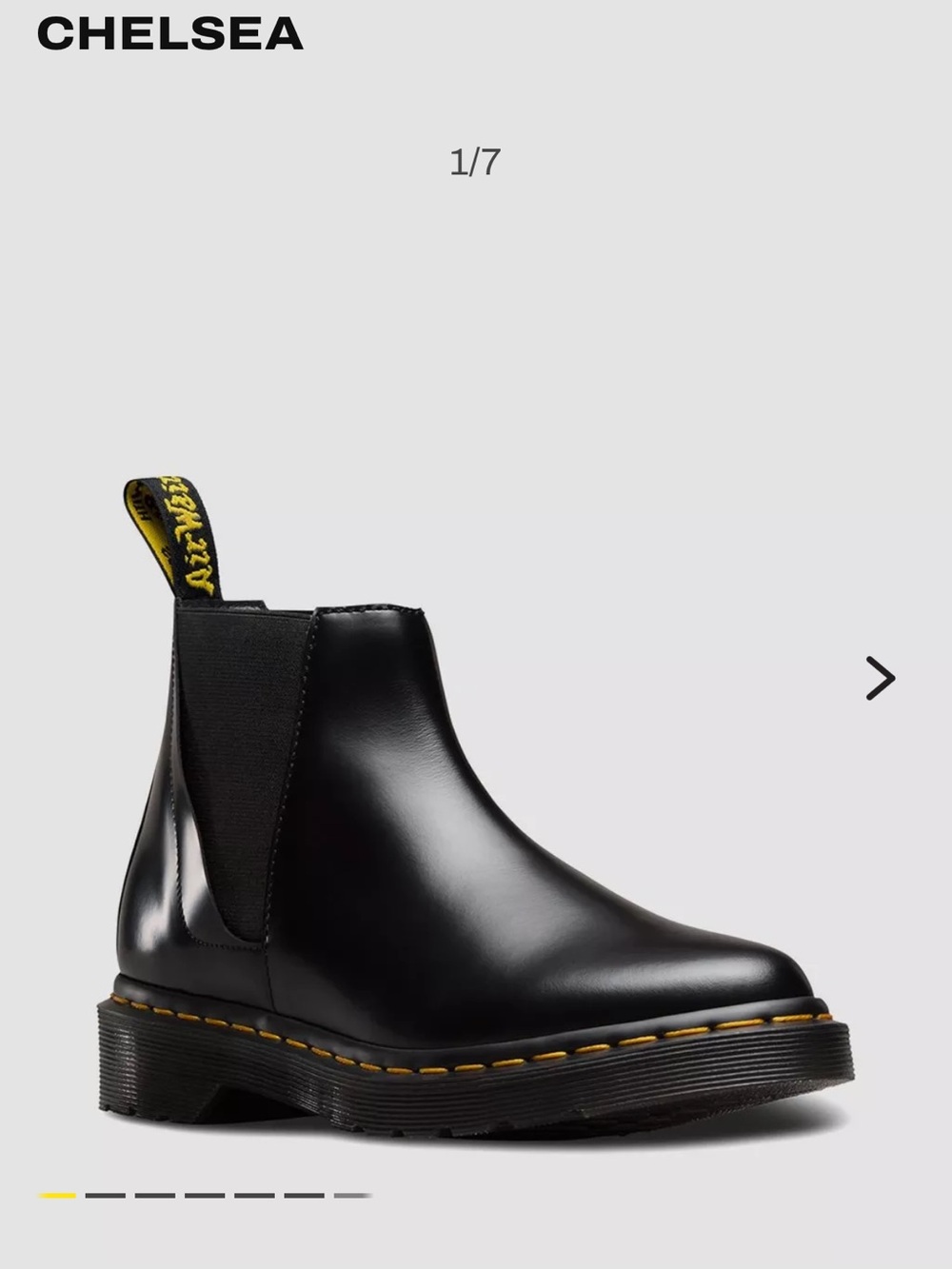 Dr. Martens Black Leather Bianca Smooth Chelsea Boots